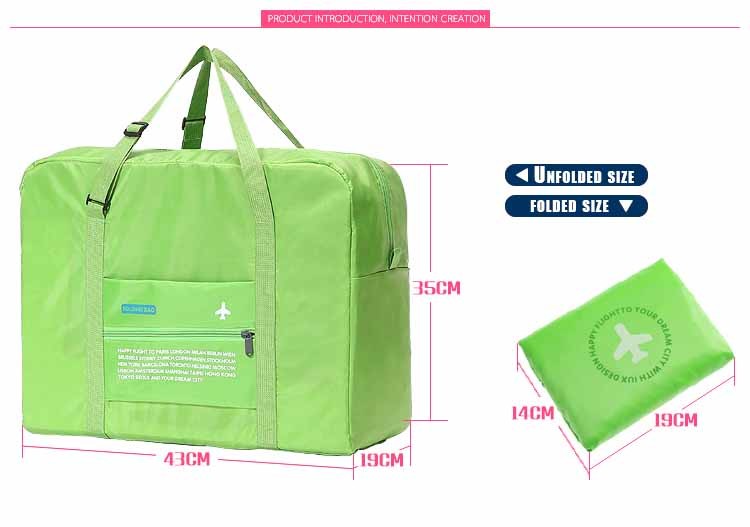 Large Casual Travel Bags Clothes Luggage Storage 2