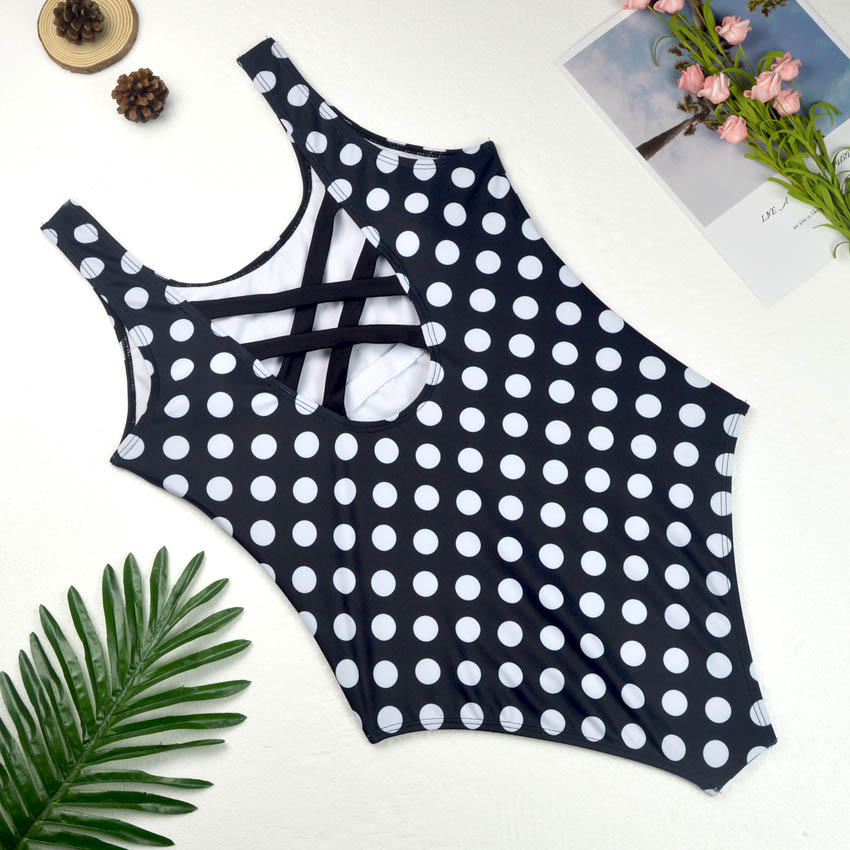 Large Size 2019 Sexy One Piece Swimsuit Female Women Vintage Swimwear 19