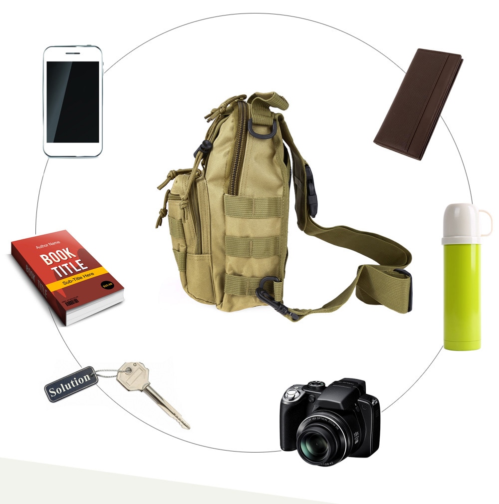 Outdoor Shoulder Military Backpack/ Camping Travel Hiking Trekking Bag 2