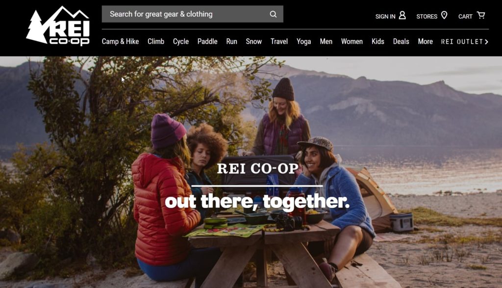 REI travel store