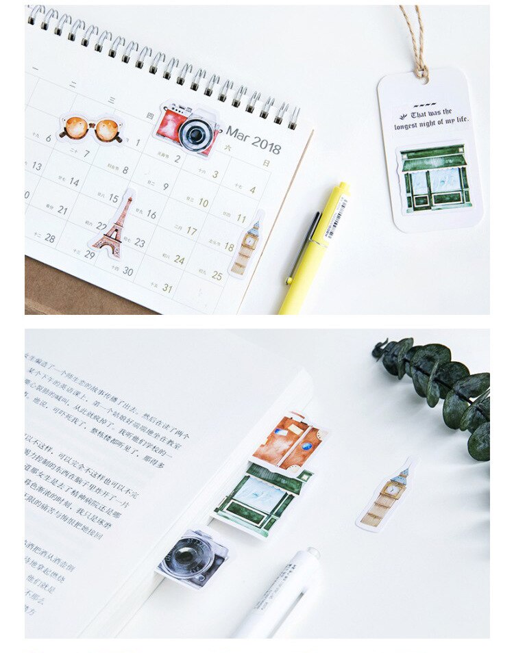 Cute Travel Decorative Stickers 6