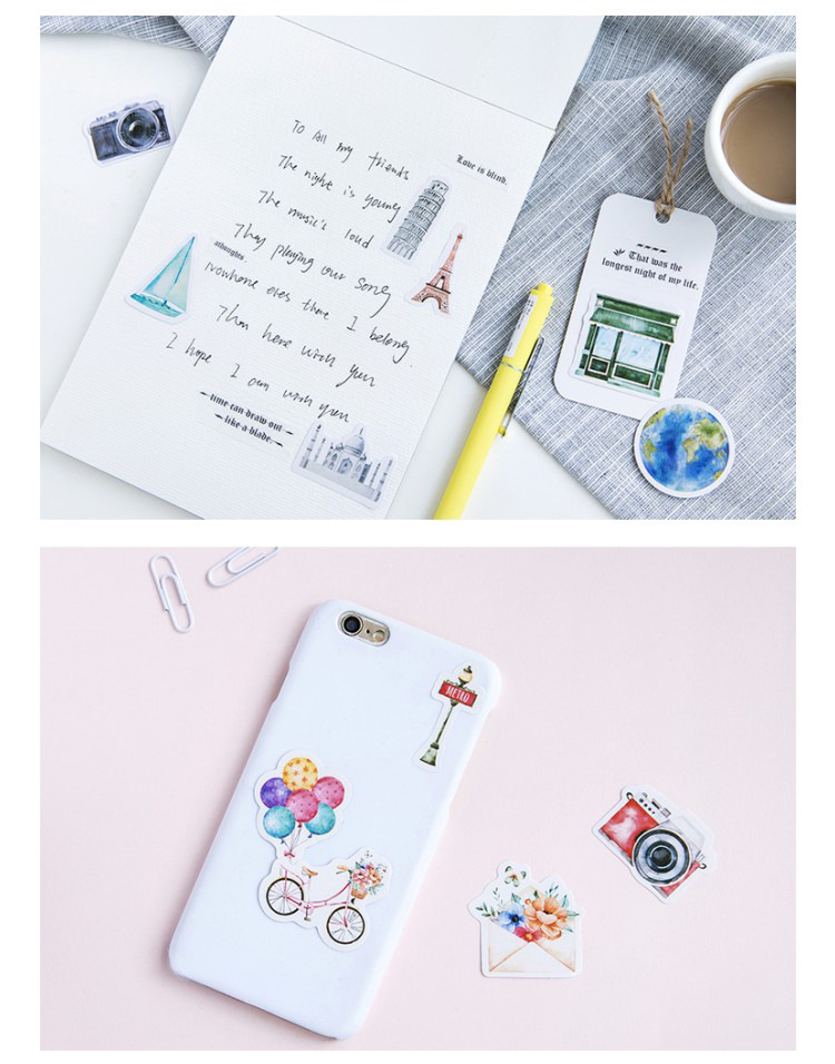 Cute Travel Decorative Stickers 3