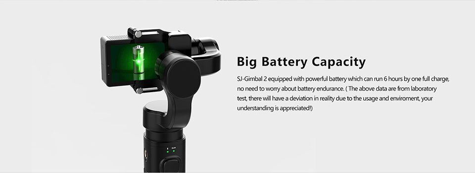 SJCAM Handheld 3 Axis Stabilizer Gimbal SJ-Gimbal 2 for GOPRO Hero6/5/4 SONY RX0 YI,SJ8 Series SJ6 Legend SJ7 Star Action Camera 11