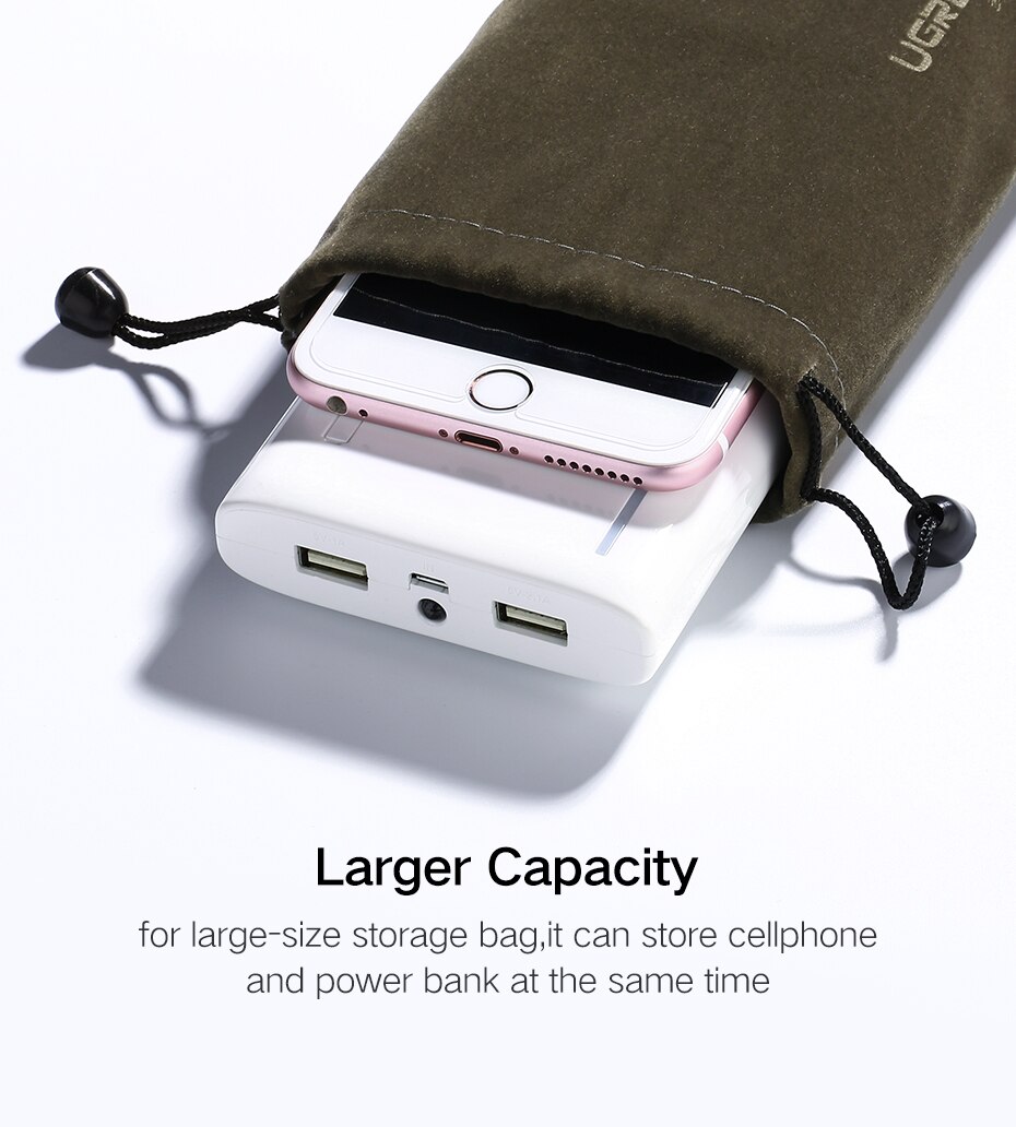 Ugreen Power Bank Case Phone Pouch for iPhone Samsung Xiaomi Huawei Waterproof Powerbank Storage Bag Mobile Phone Accessories 4