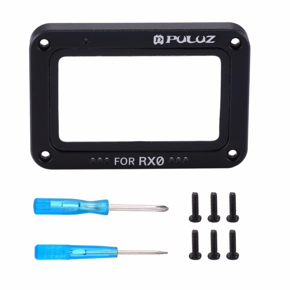 PULUZ for Sony RX0 /RX0 II Aluminum Alloy Flame+Tempered Glass Lens Protector & Screws and Screwdrivers For Sony RX0 Accessories 10