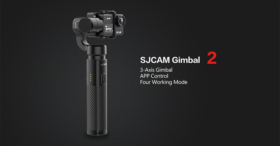 SJCAM Handheld 3 Axis Stabilizer Gimbal SJ-Gimbal 2 for GOPRO Hero6/5/4 SONY RX0 YI,SJ8 Series SJ6 Legend SJ7 Star Action Camera 2